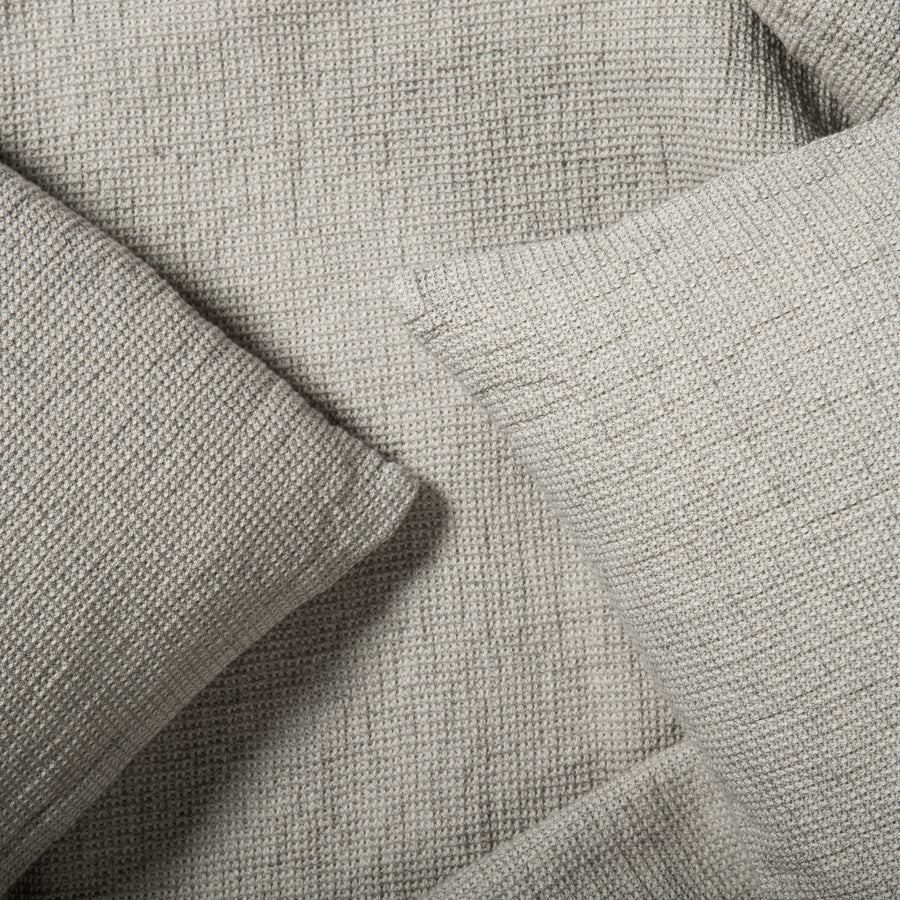 linen and cotton waffle texture